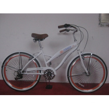 2015 High Grade Rear 7speed 68h Alloy Rim Beach Cruiser Bike (FP-BCB-C038)